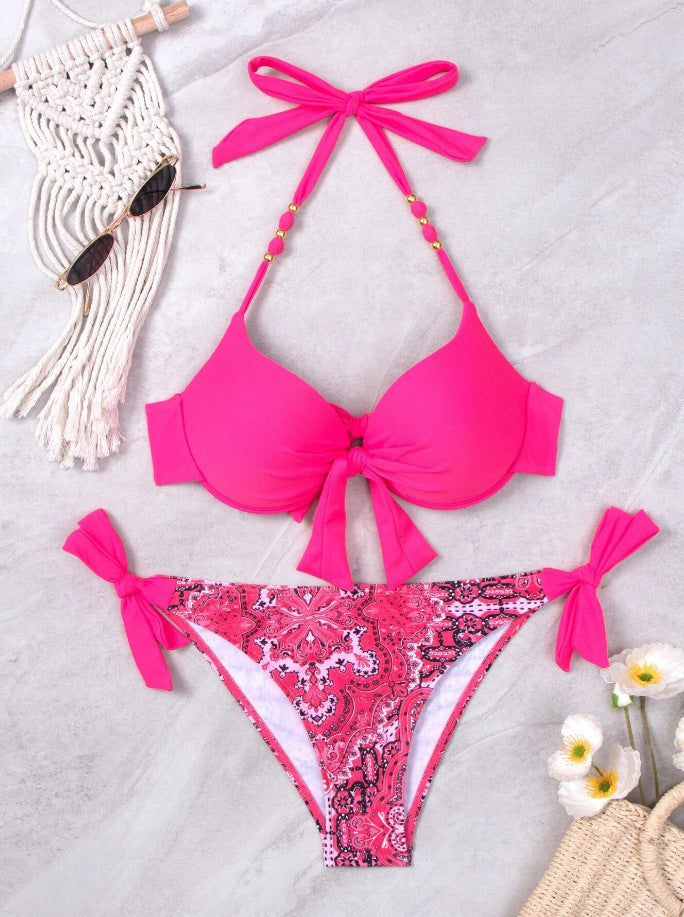 Ladies New Printing Quality Bikini Swimsuit - Peek A Boo Undies