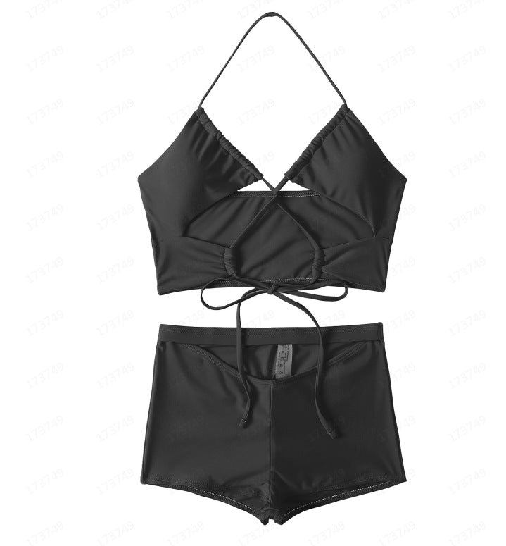 Solid Sexy String Women's Swimsuit