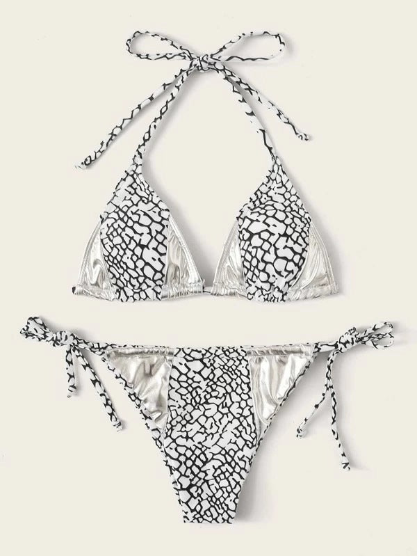 Leopard Panel Bikini - Peek A Boo Undies