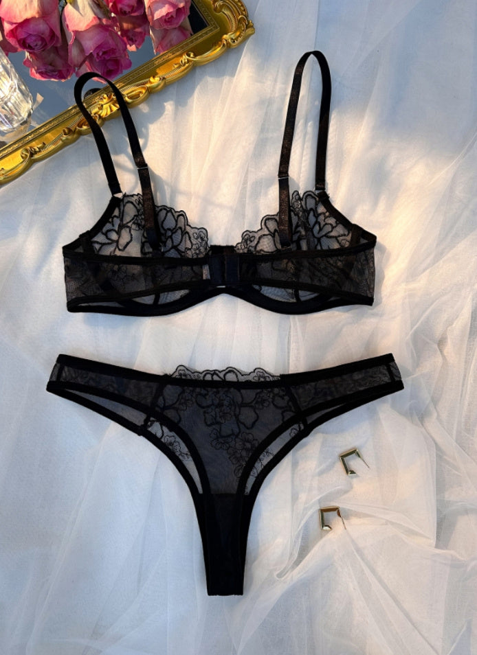 Elegant Underwear Embroidered Sexy Lingerie