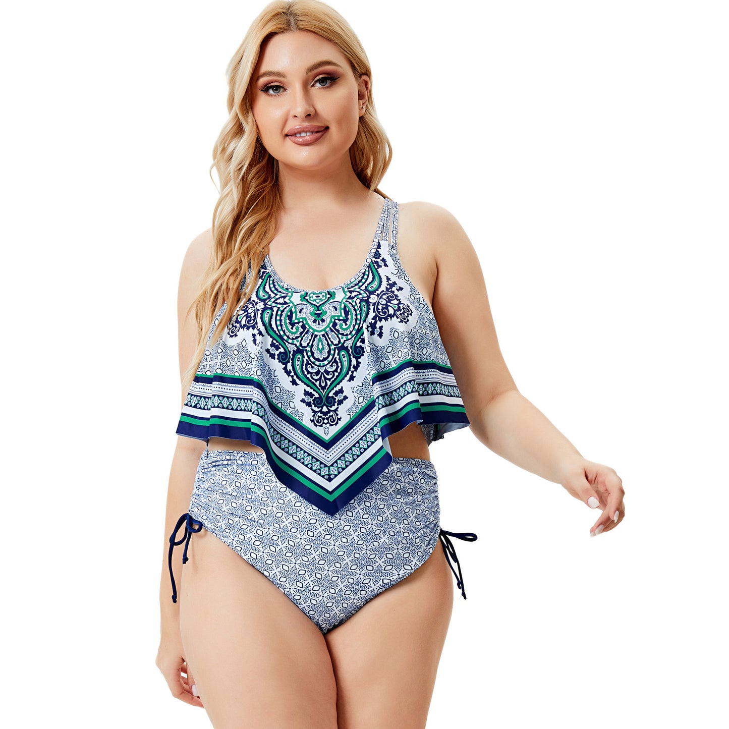 Women's Printed Ethnic Bikini Swimsuit