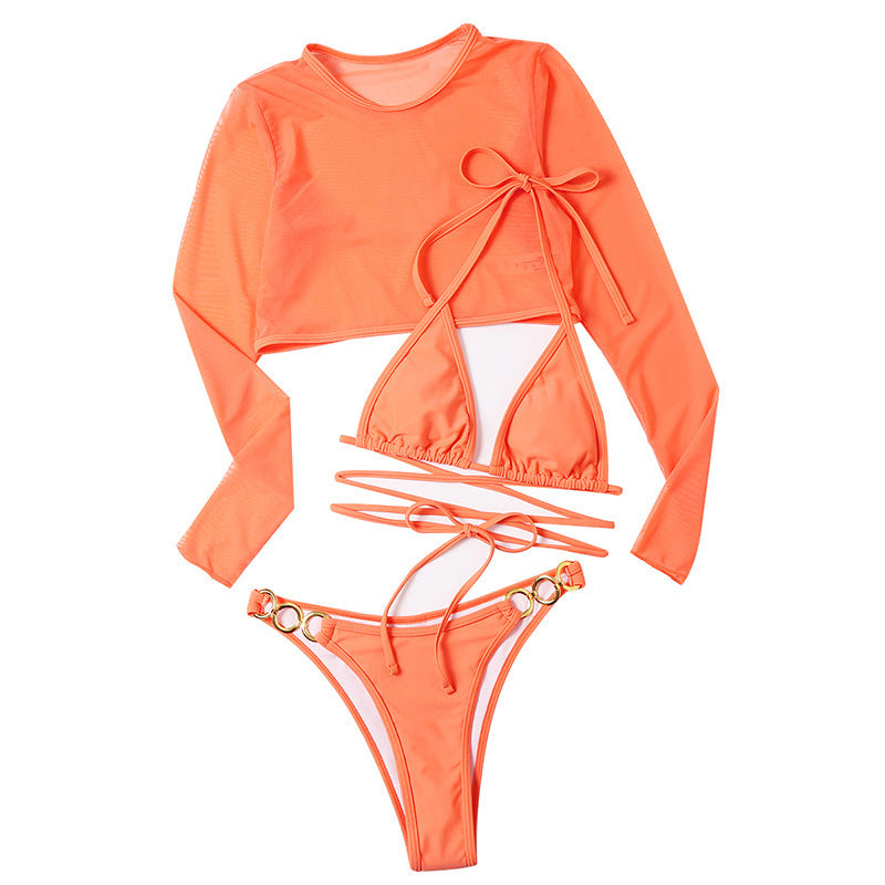 Bikini Split Ladies Three-piece Set Sexy Swimsuit