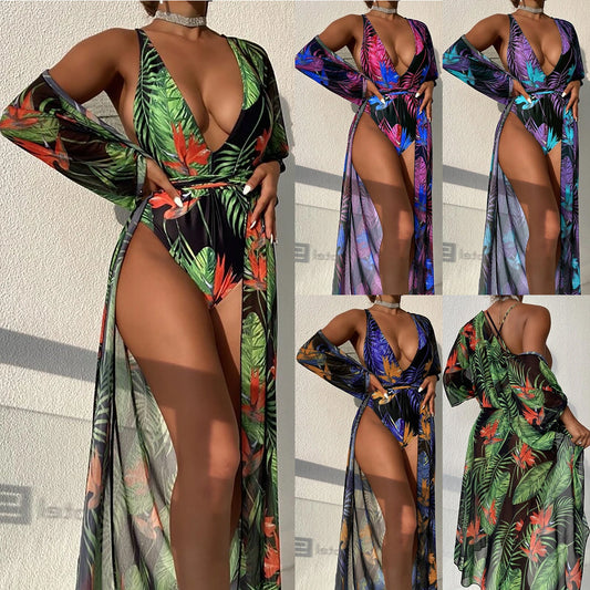 Bikini One-piece Three Piece Swimsuit Women - Peek A Boo Undies