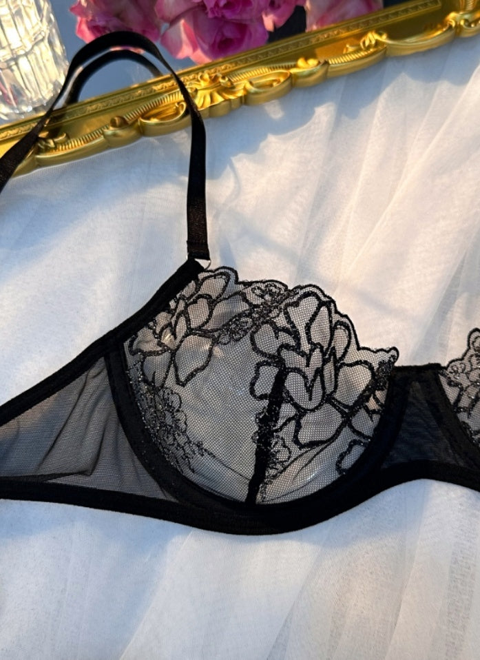 Elegant Underwear Embroidered Sexy Lingerie