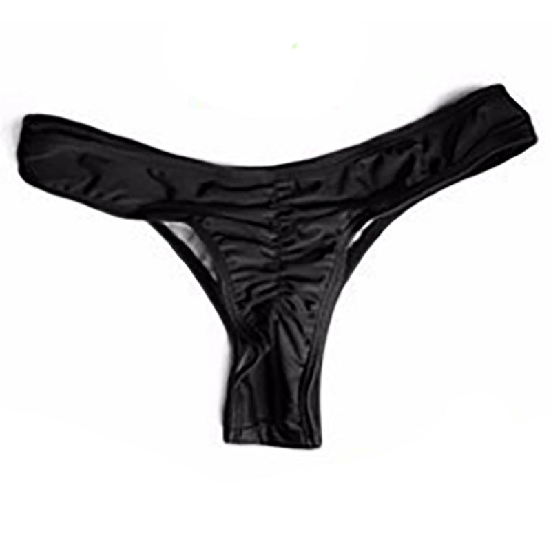 New Pleated Sexy Bikini Swimming Trunks Ladies Single