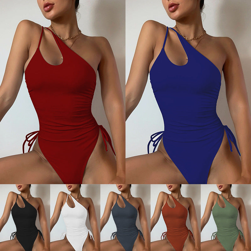 Sexy One-shoulder Swimsuit