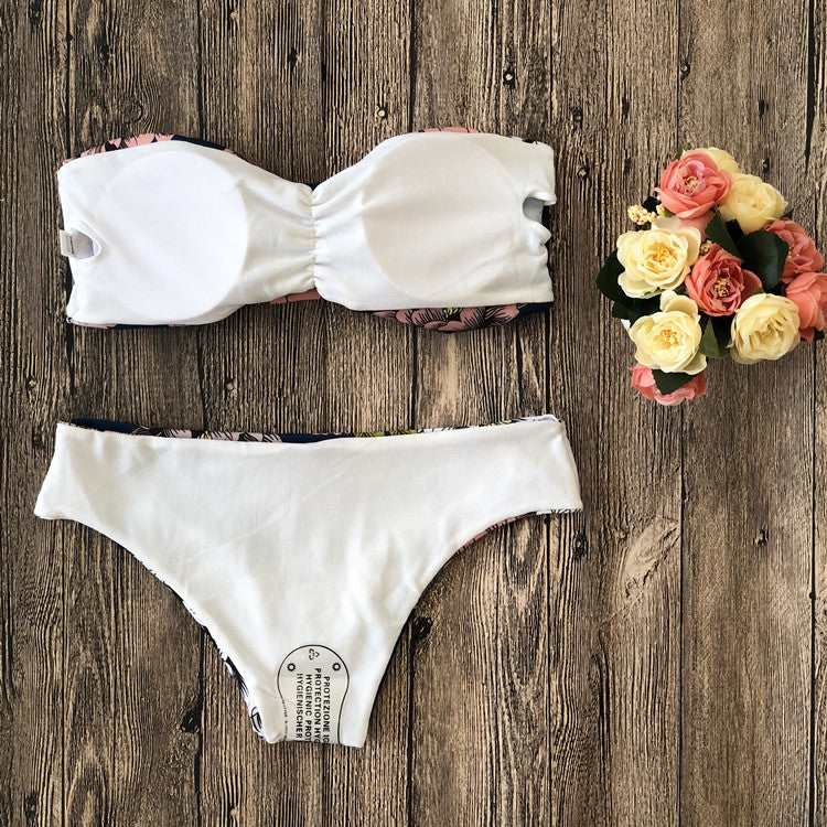 Flower Bikini Swimsuit