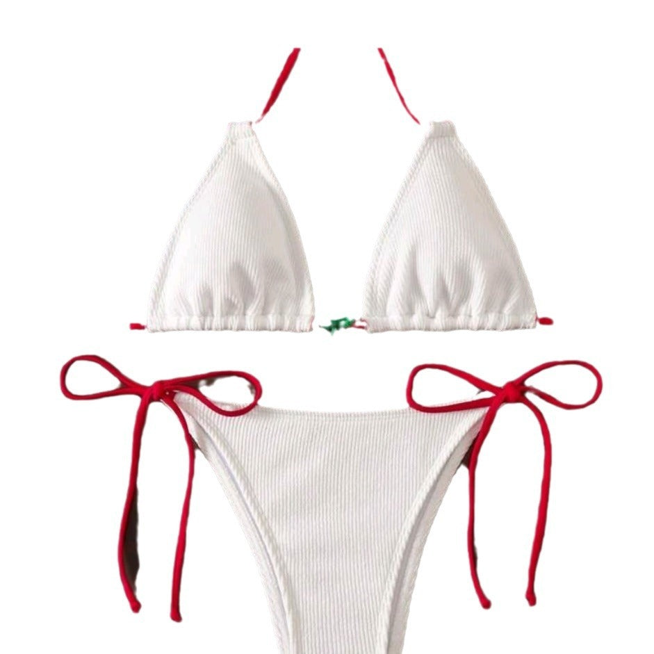 Cross-border Sexy Wind Beach Holiday Hot Spring Bikini Swimsuit