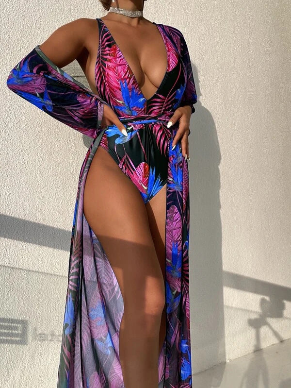 Bikini One-piece Three Piece Swimsuit Women - Peek A Boo Undies