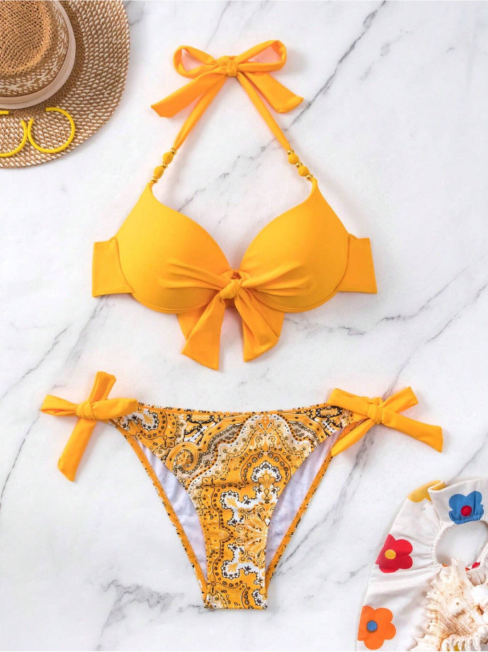 Ladies New Printing Quality Bikini Swimsuit - Peek A Boo Undies