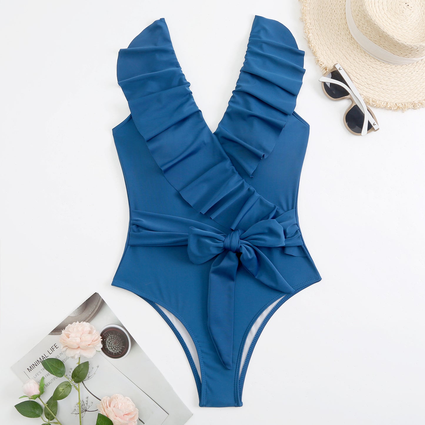 Swimsuit Lace Up Ladies One Piece Bikini