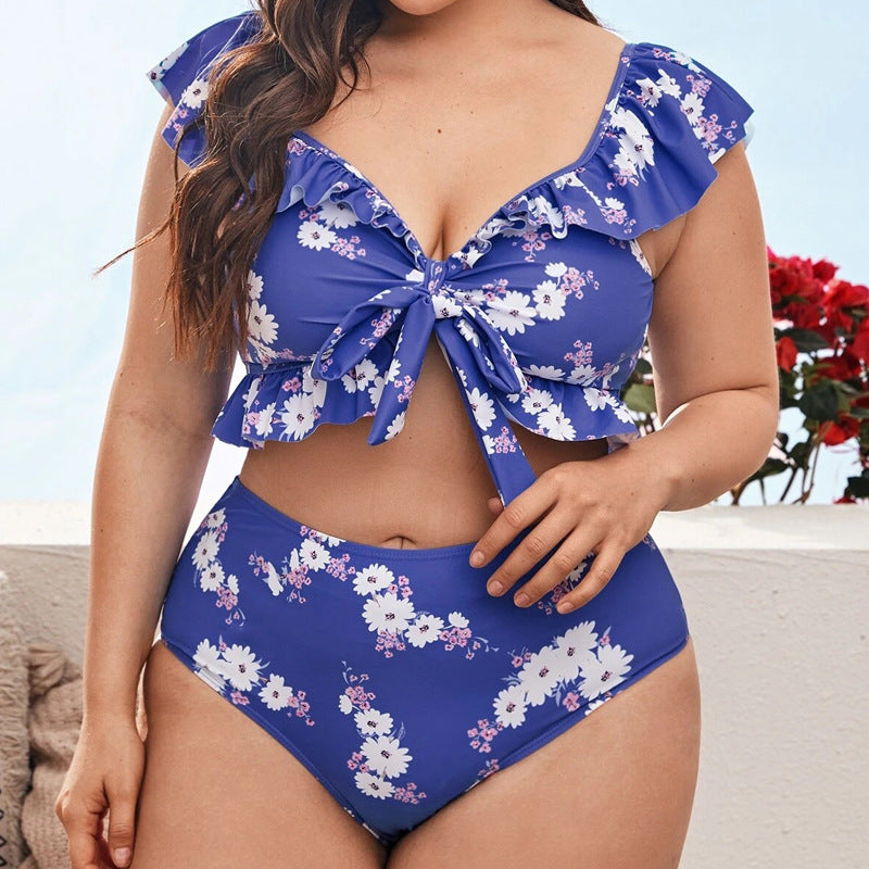 Women's Plus Size Split Bikini