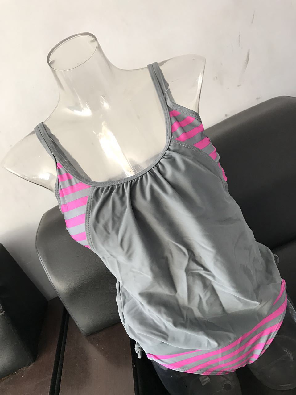 Ladies Popular Casual Striped One-piece Bikini