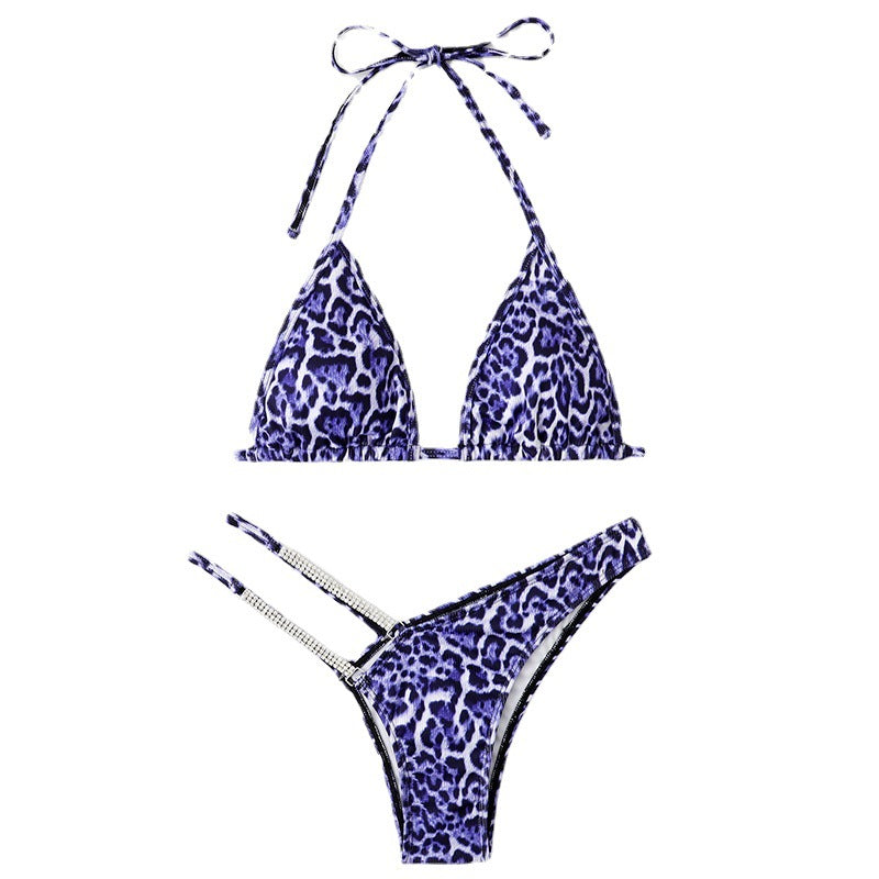 Leopard Print Bikini European And American Sexy Split - Peek A Boo Undies