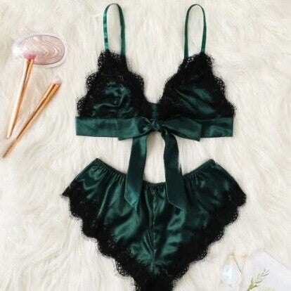 Heart Pajamas Passion Set - Peek A Boo Undies