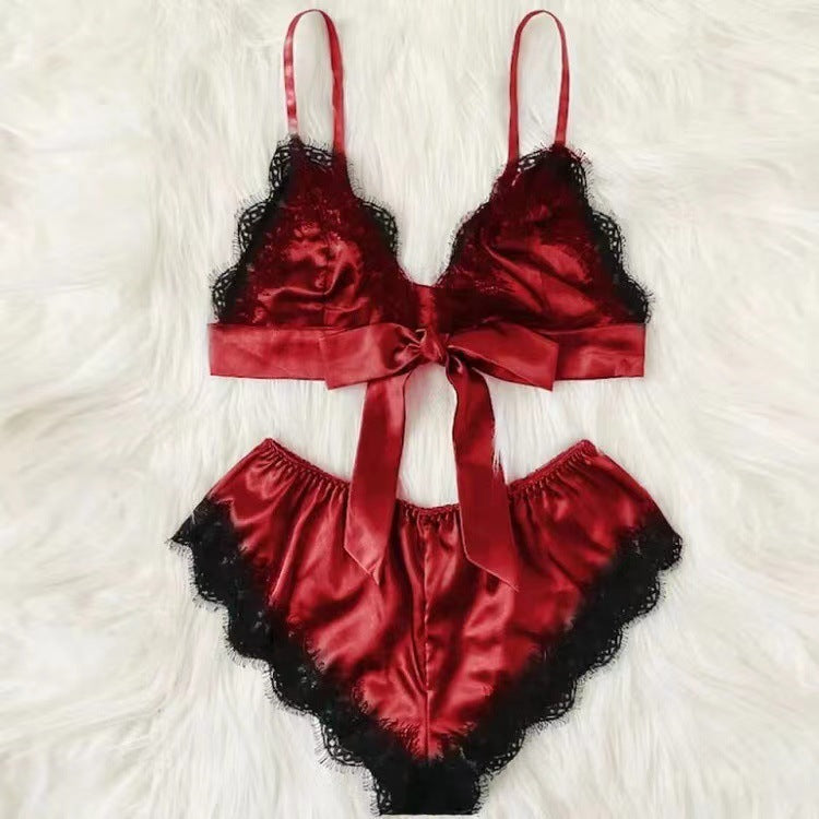 Heart Pajamas Passion Set - Peek A Boo Undies