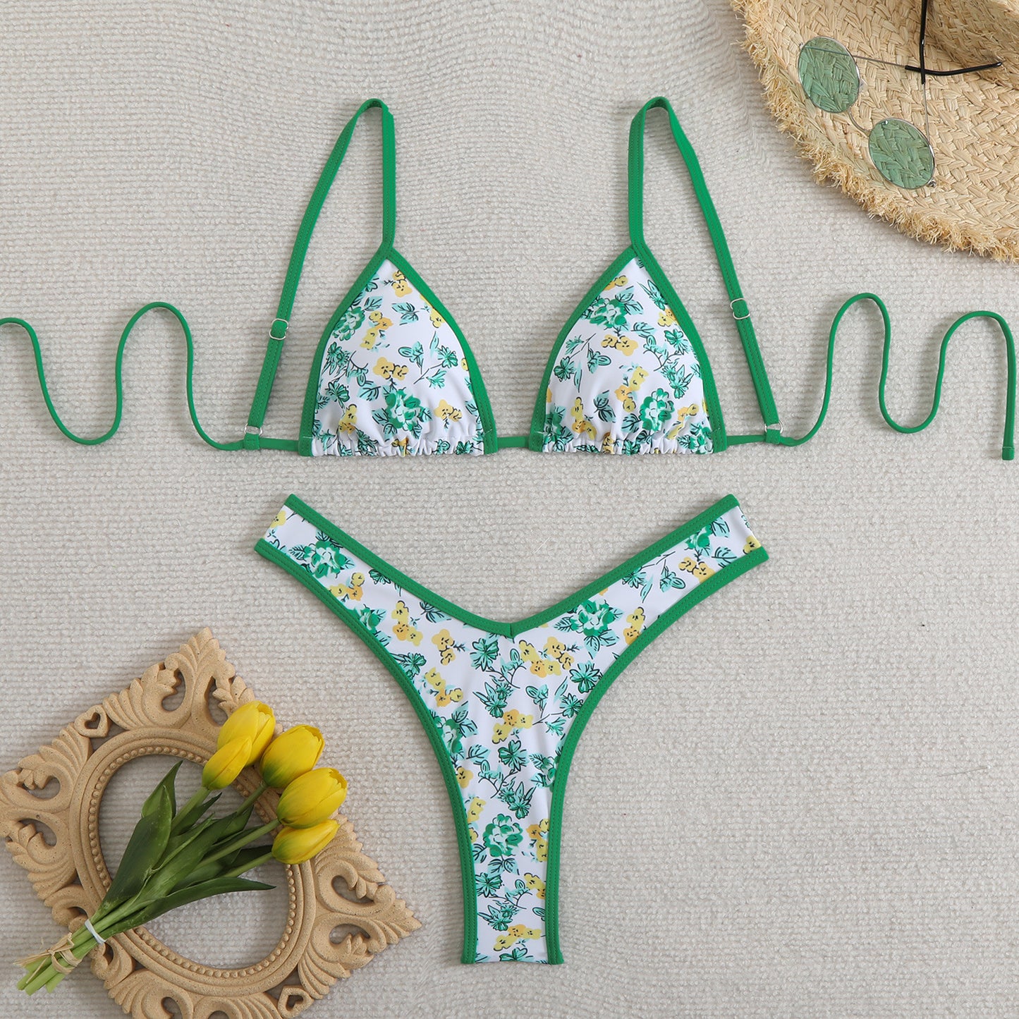 New Bikini Women's Seperated Swimwear Printing - Peek A Boo Undies