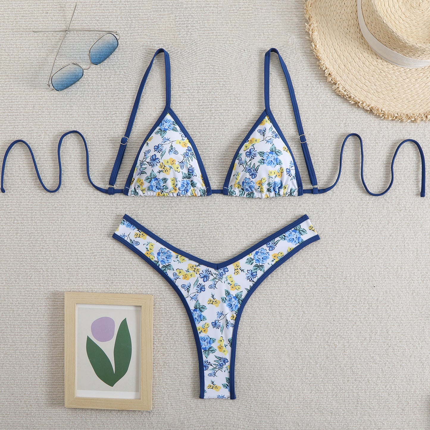 New Bikini Women's Seperated Swimwear Printing - Peek A Boo Undies