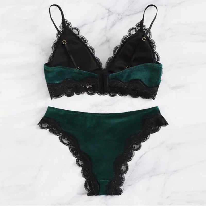 Victorian Style Flannel Sexy Lingerie Suit - Peek A Boo Undies