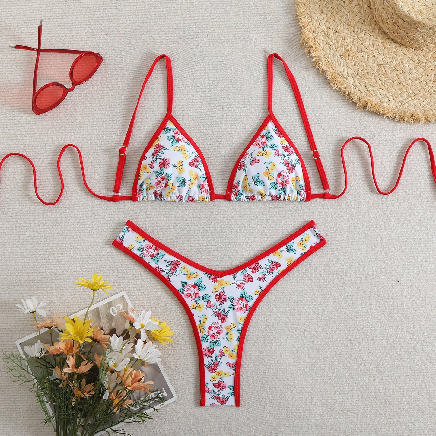 New Bikini Women's Seperated Swimwear Printing - Peek A Boo Undies