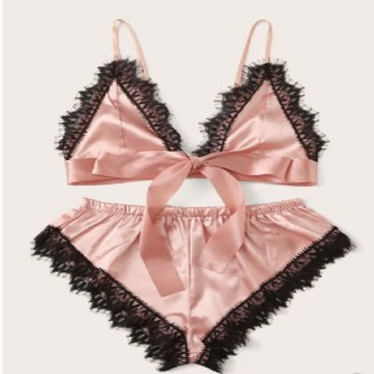 Heart Pajamas Passion Set - Peek A Boo Undies