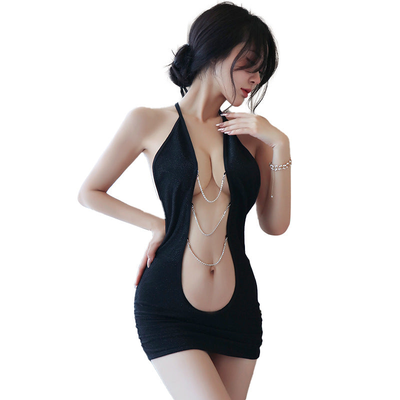 Night Sexy L Seduction Hip Skirt - Peek A Boo Undies