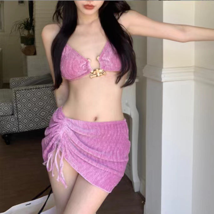 French Velvet Bikini - Peek A Boo Undies