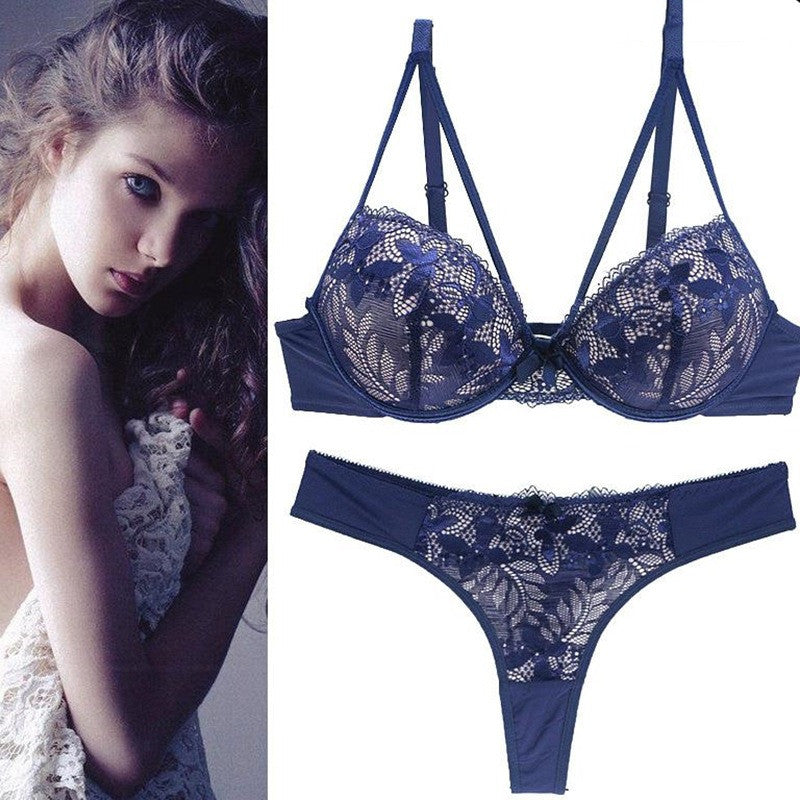 Women's Sexy Lingerie Lace Bra Set Lady Bra Underwear