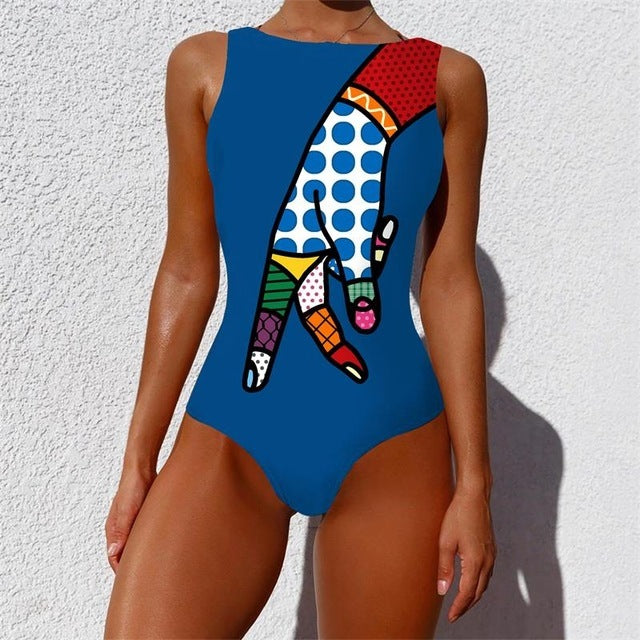 Women Monokini Swimwear Swimsuit Bikini