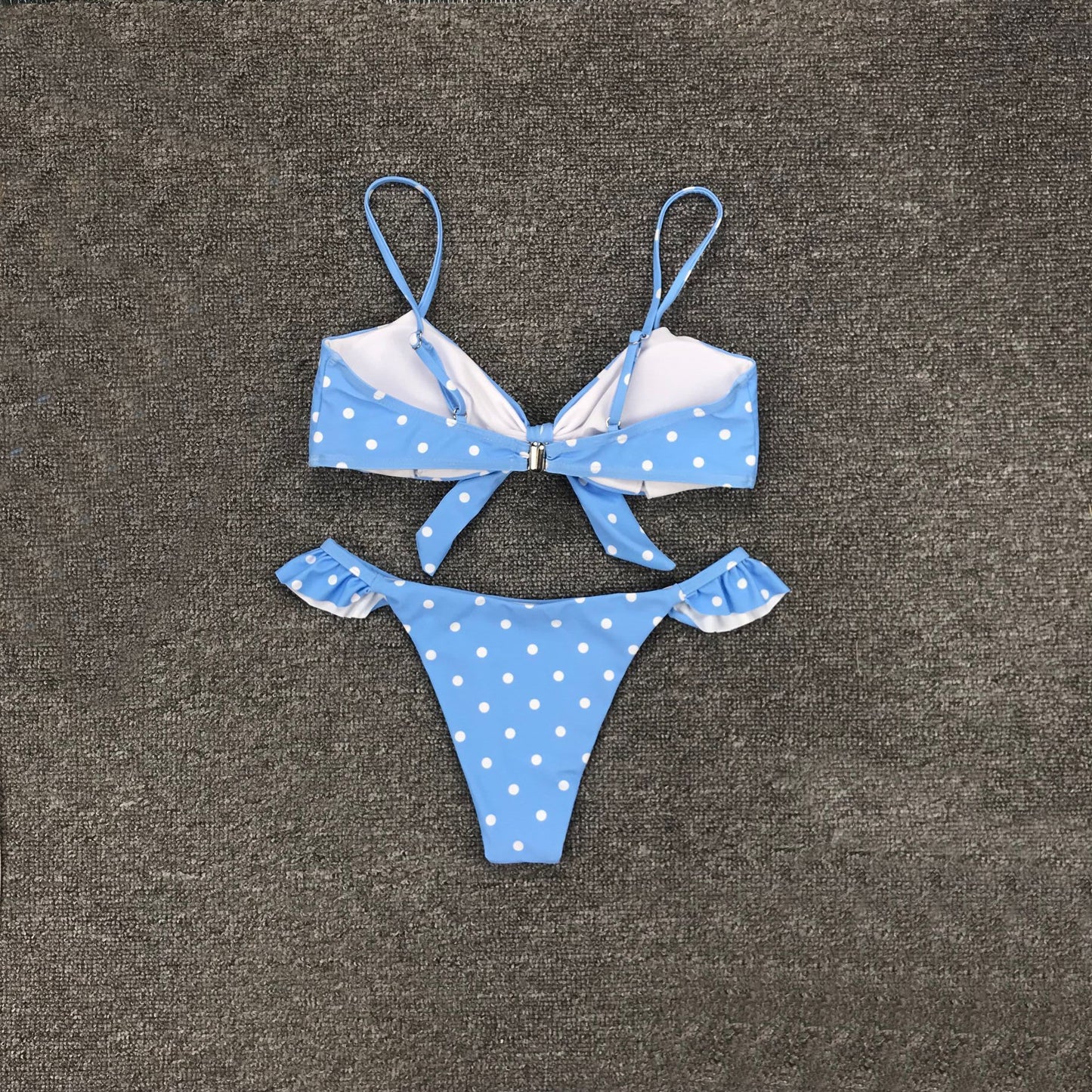 Polka Dot Bowknot European And American Beach Bikini