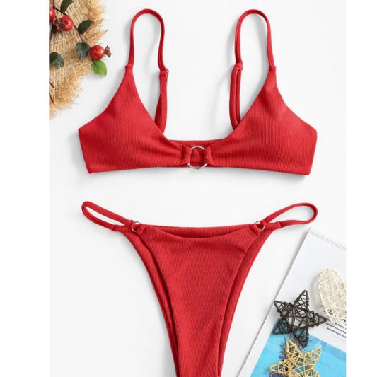 Mujeres,Women's Sexy Beach Split Swimsuit Bikini Set Two Piece Set