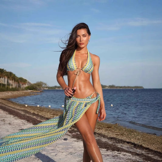 Lace Bikini Swimsuit Blouse - Peek A Boo Undies