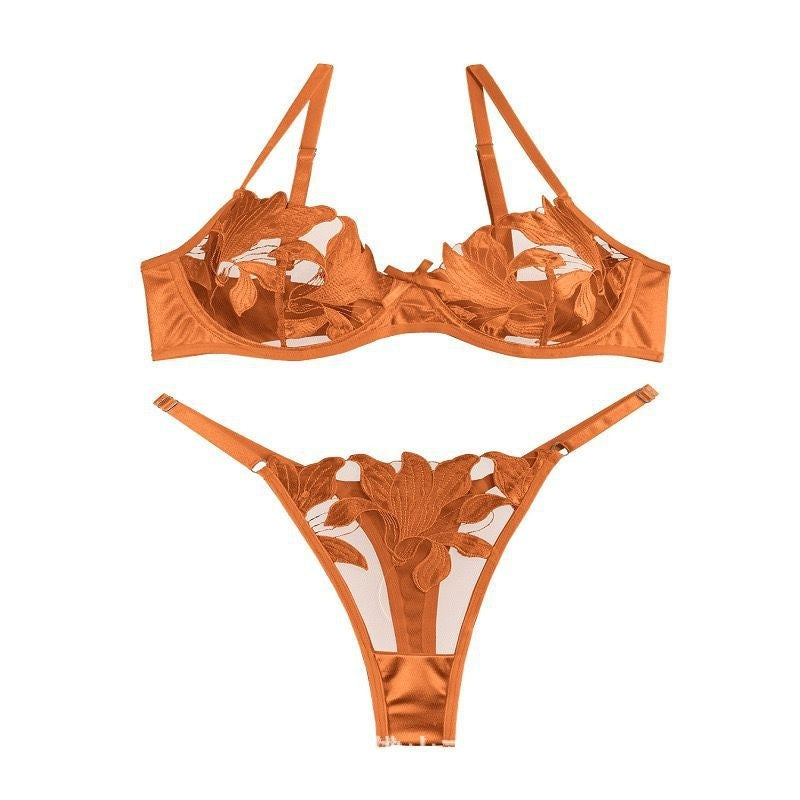 Spring Mesh See-through Lingerie Set - Peek A Boo Undies