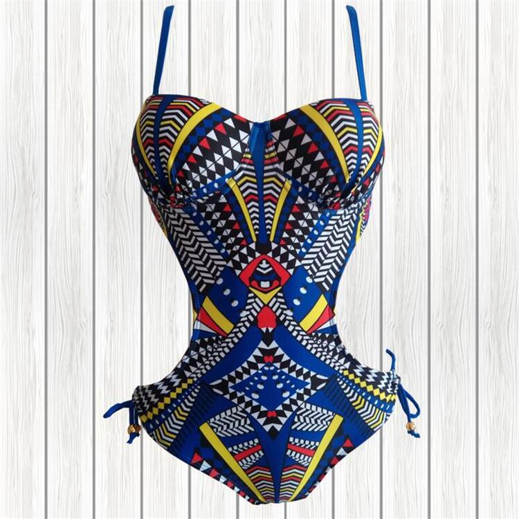 Women's Printed One Piece Bikini Swimsuit