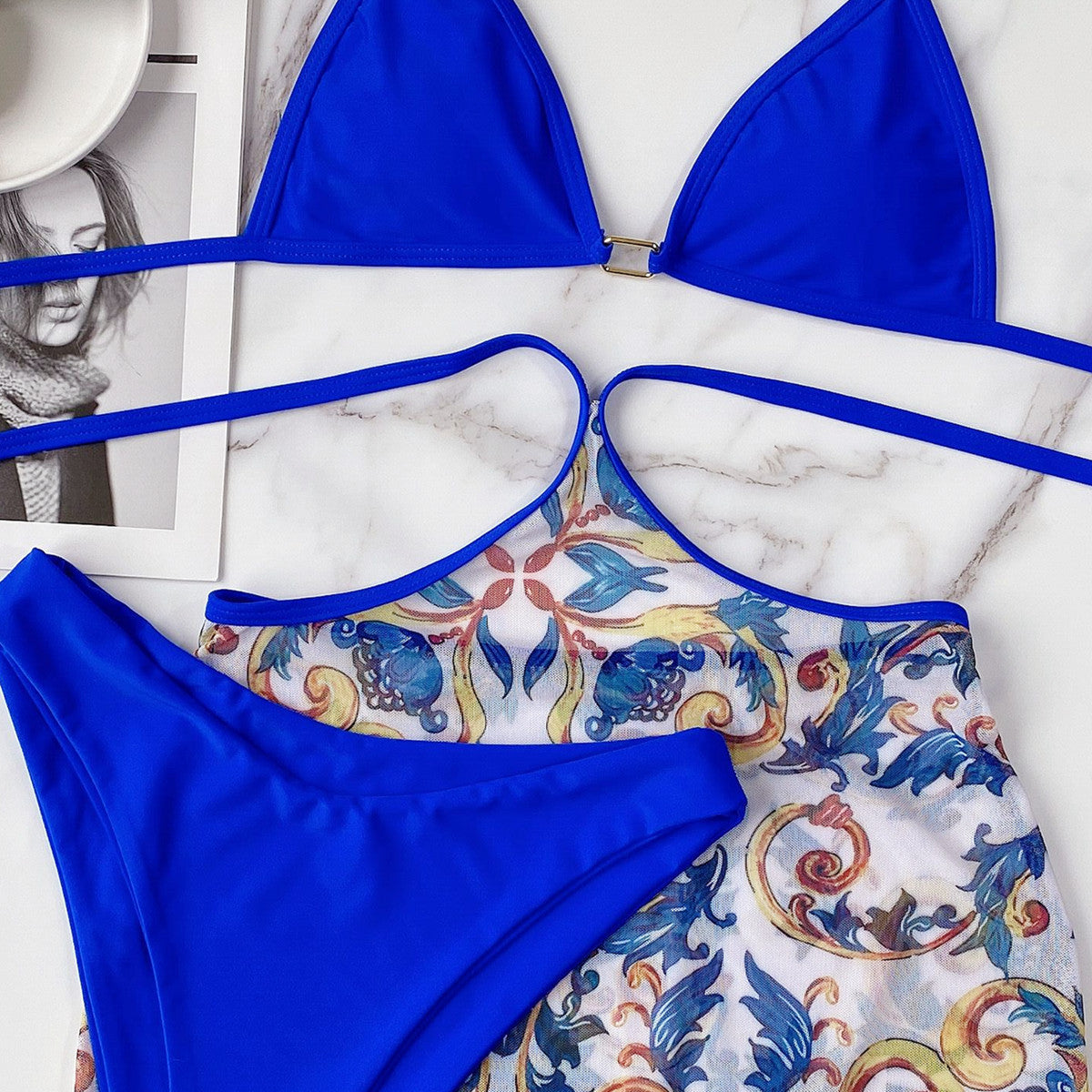 Summer Beach Bikini 3 Piece Set