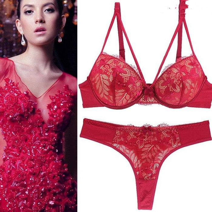 Women's Sexy Lingerie Lace Bra Set Lady Bra Underwear