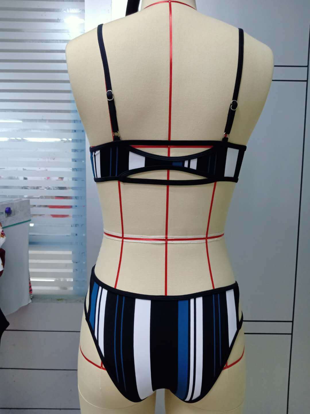 Vertical Striped Bikini