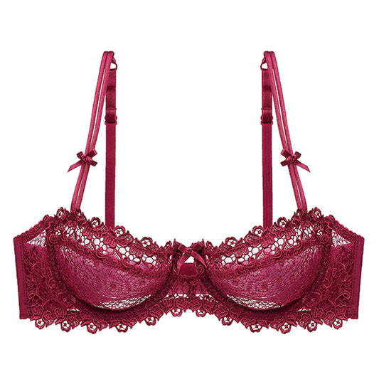 Frenchie Embroidered Lace Bra