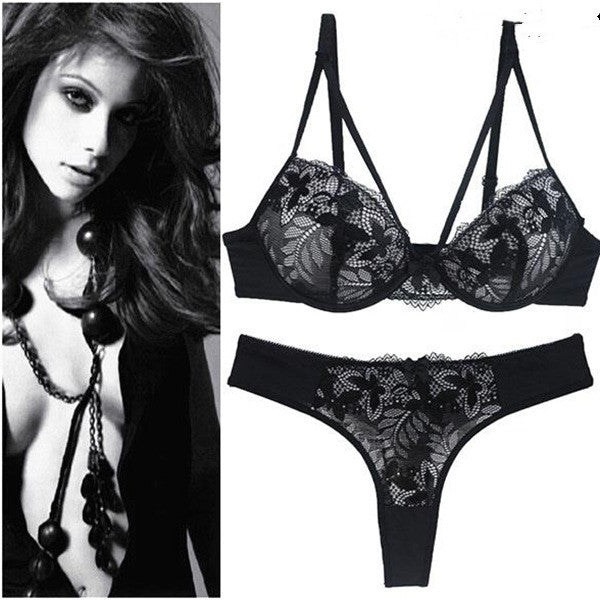 Women's Sexy Lingerie Lace Bra Set Lady Bra Underwear