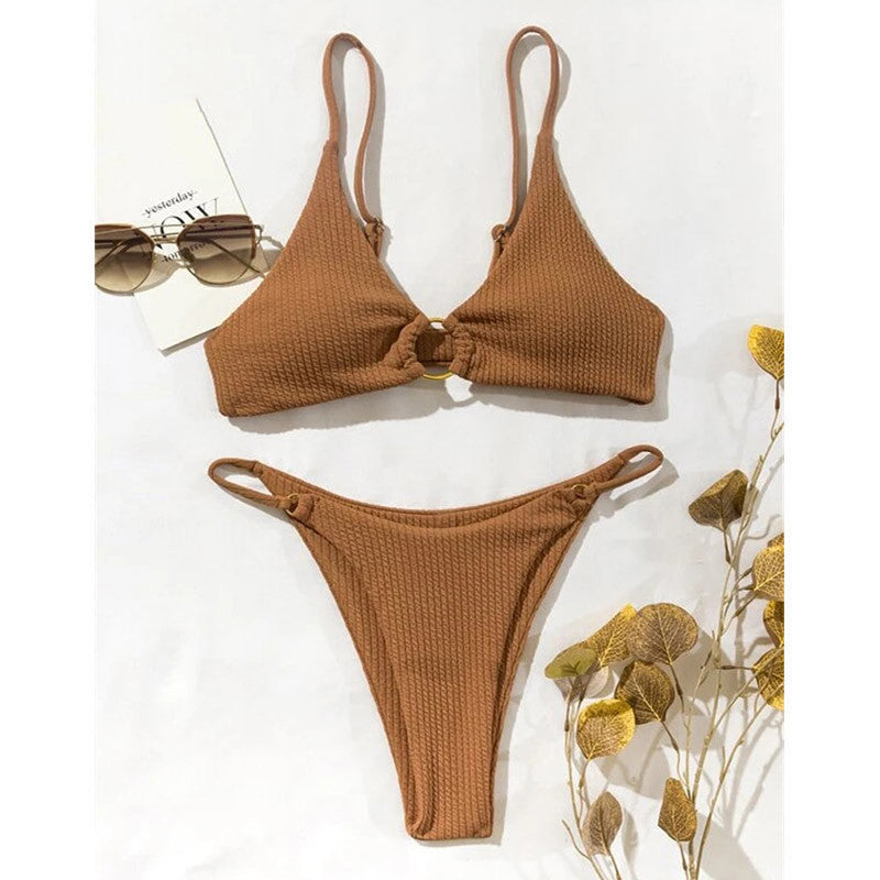 Solid Color Swimsuit