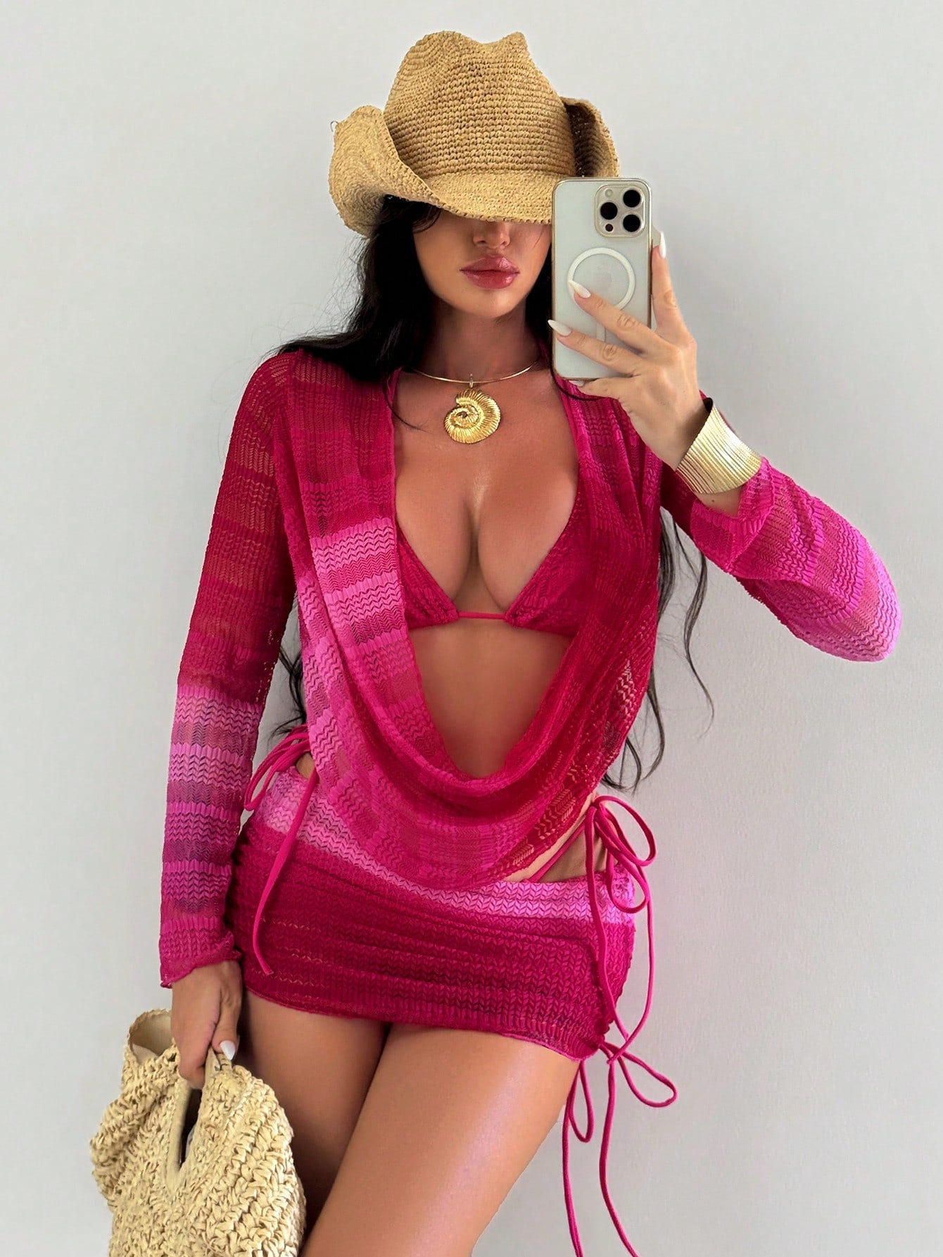 Pop Bikini Four-piece Set