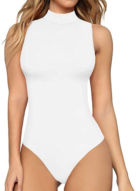 One Piece Swimsuit Casual Turtleneck Bottoming Shirt