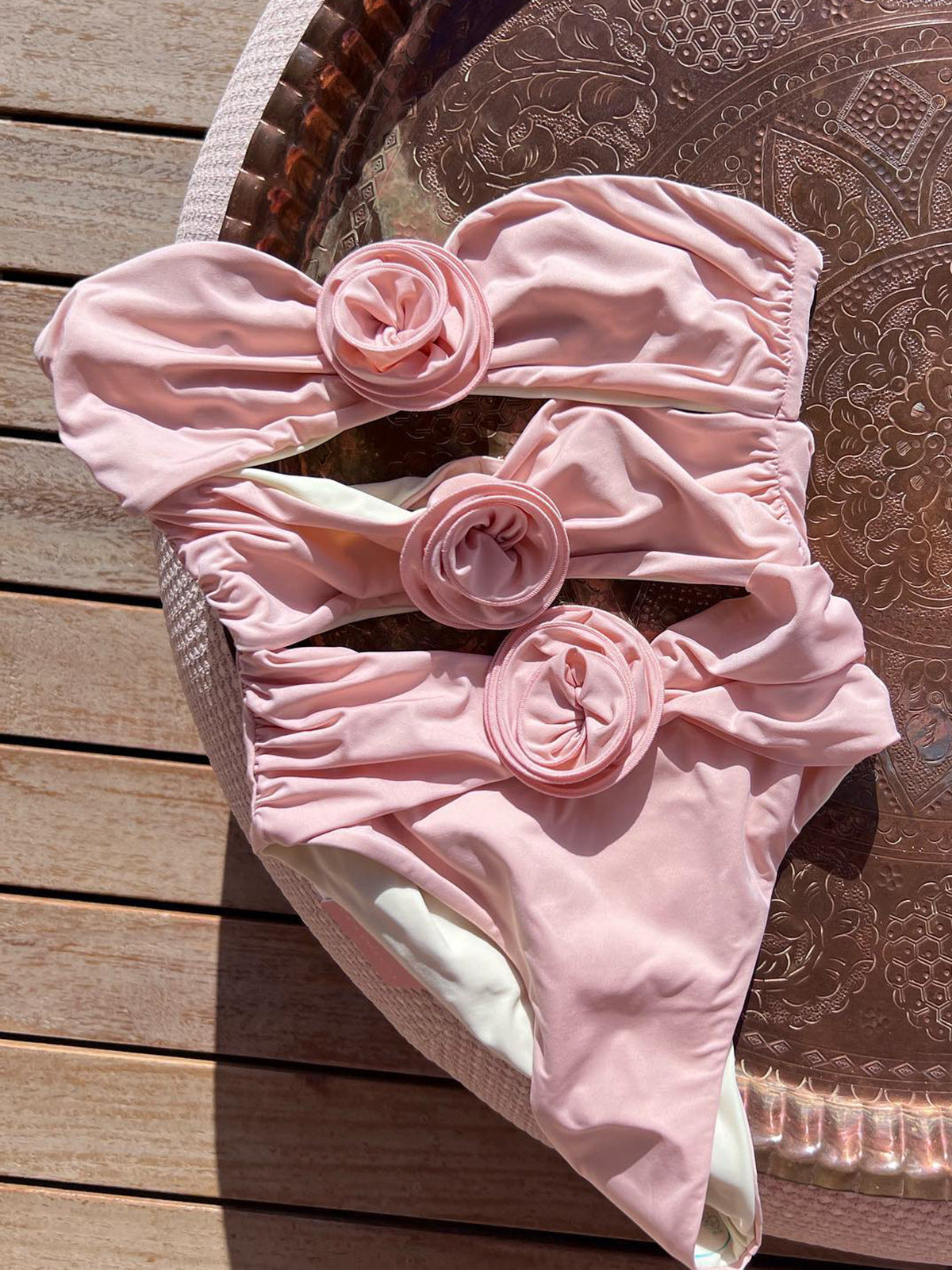 3D Flower Women's Bikini