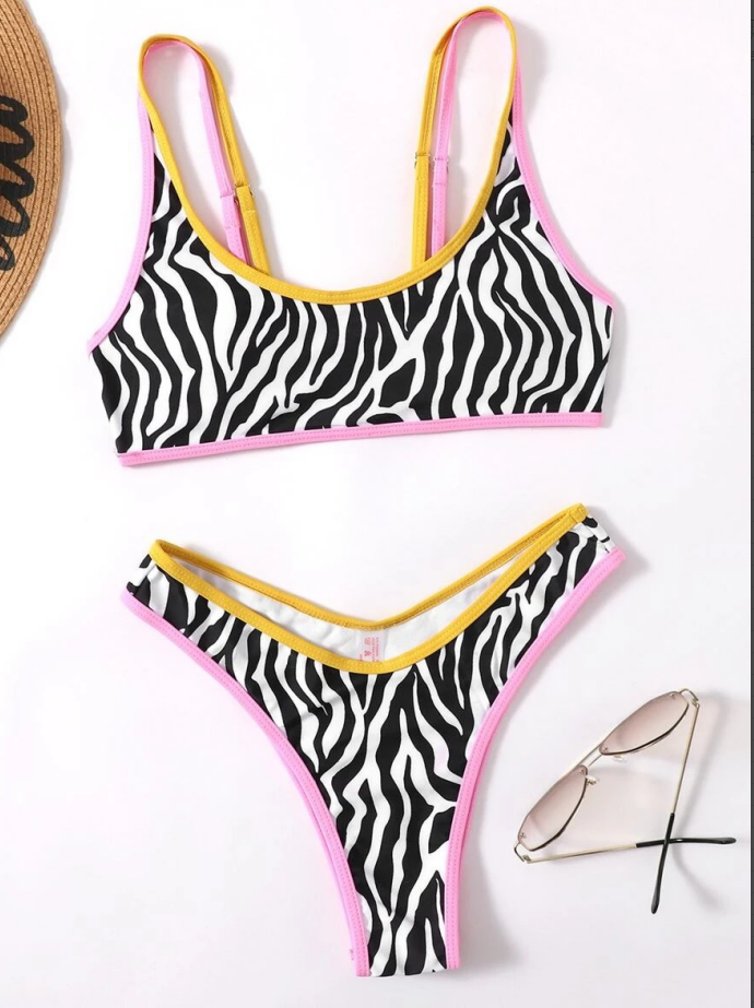 Zebra Bikini Swimsuit