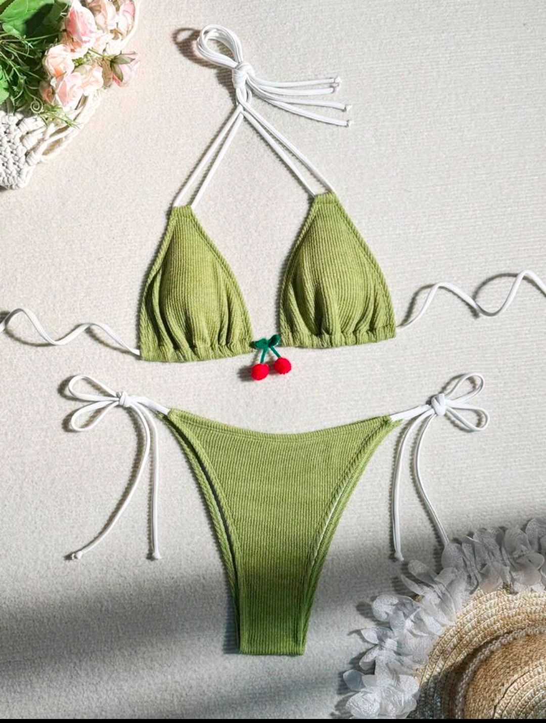 Cross-border Sexy Wind Beach Holiday Hot Spring Bikini Swimsuit