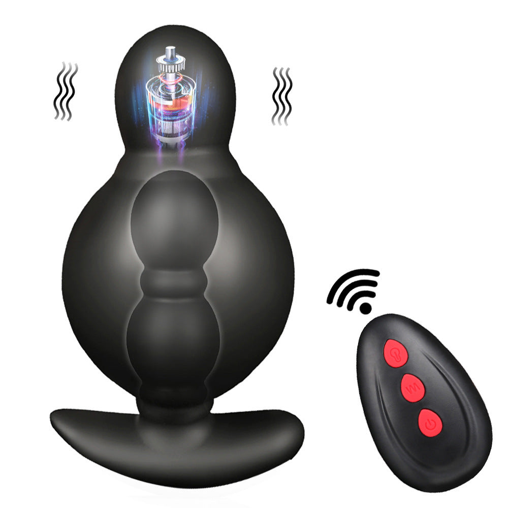 Wireless Remote Control Inflatable Vibrating Plug Electric