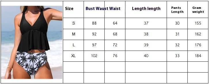 New Solid Color Suit Beach Ribbon Bikini - Peek A Boo Undies