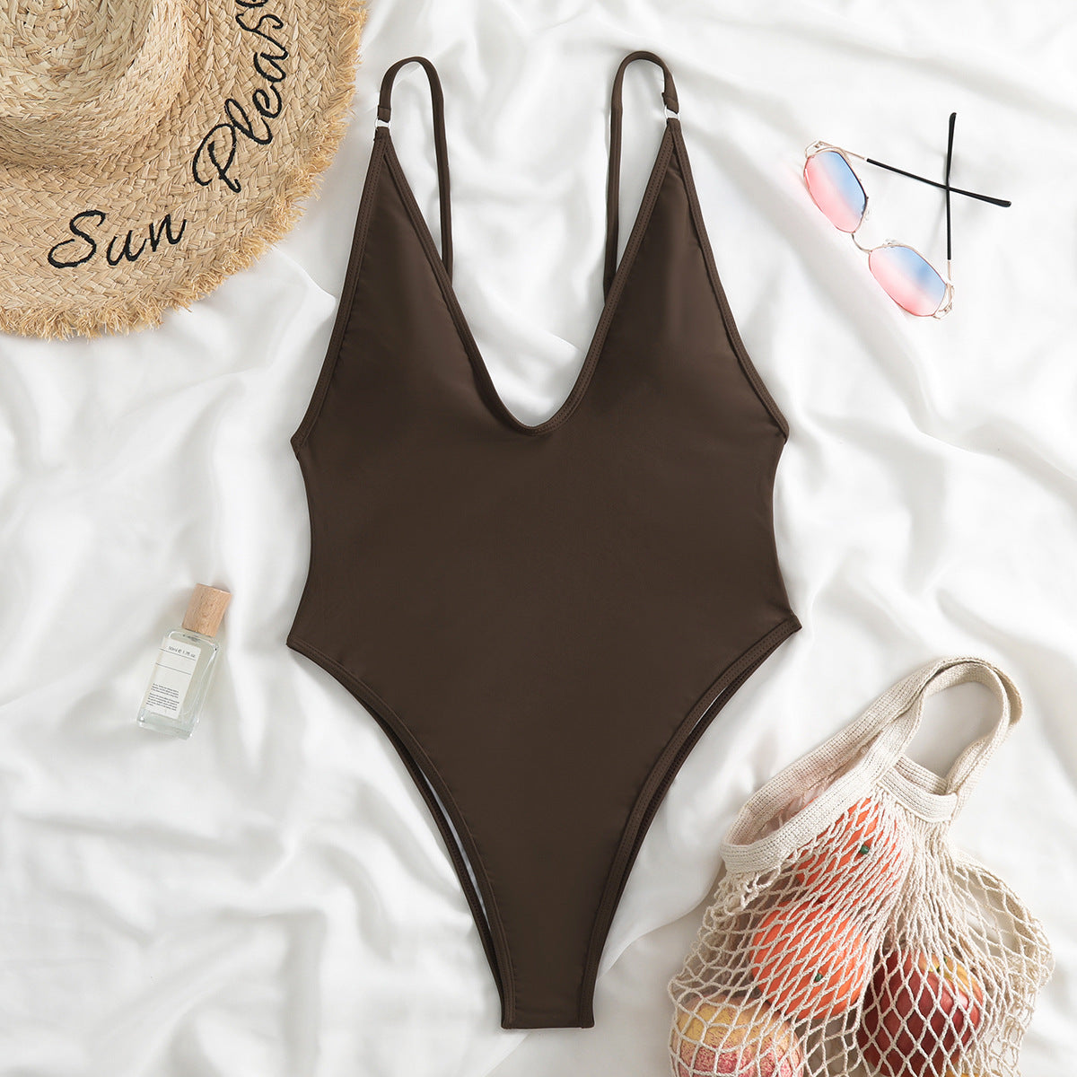 Suspenders One-piece Swimsuit