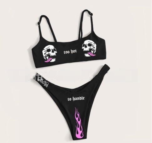 Skull Fire Bikini