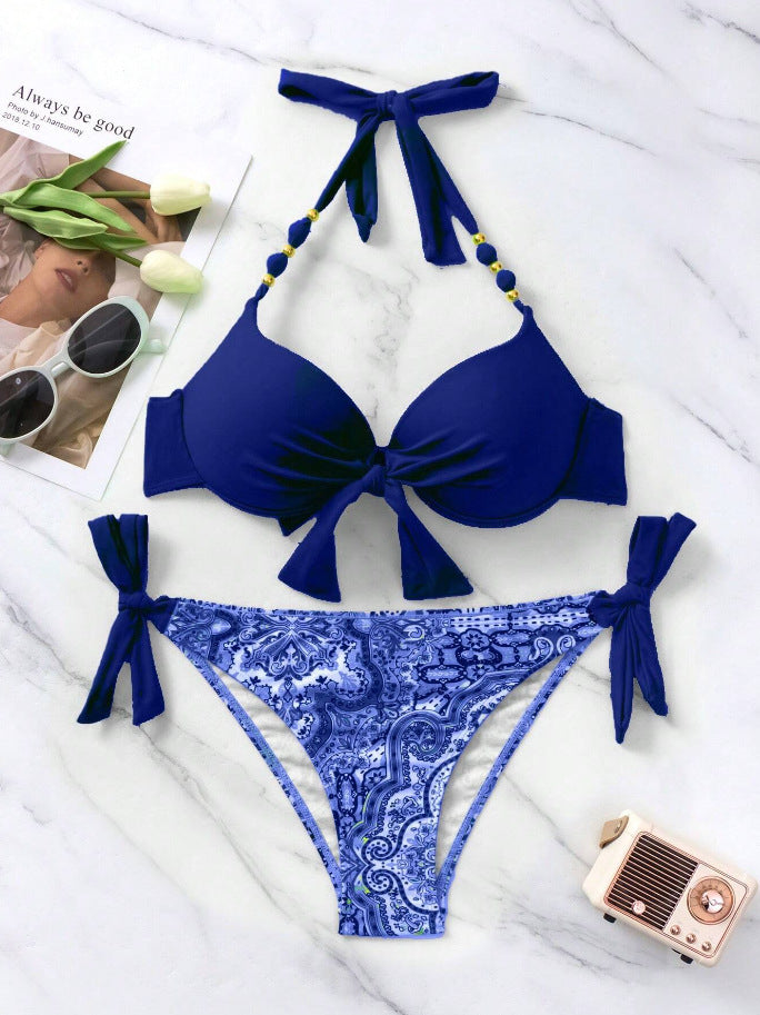 Ladies New Printing Quality Bikini Swimsuit - Peek A Boo Undies